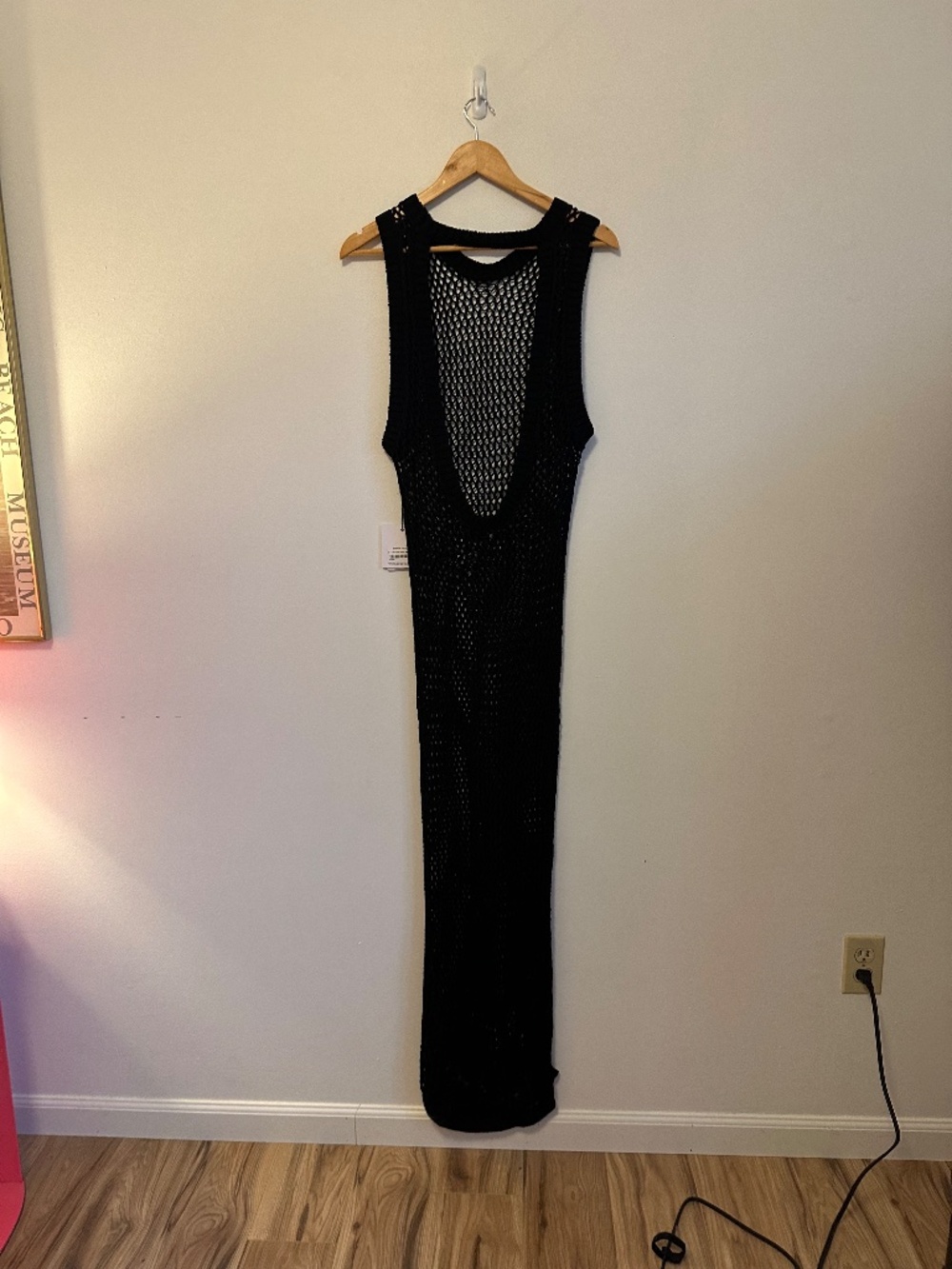 NWT Beach Riot Holly Net Cover Up Midi Dress | Size Large - Picture 7 of 10